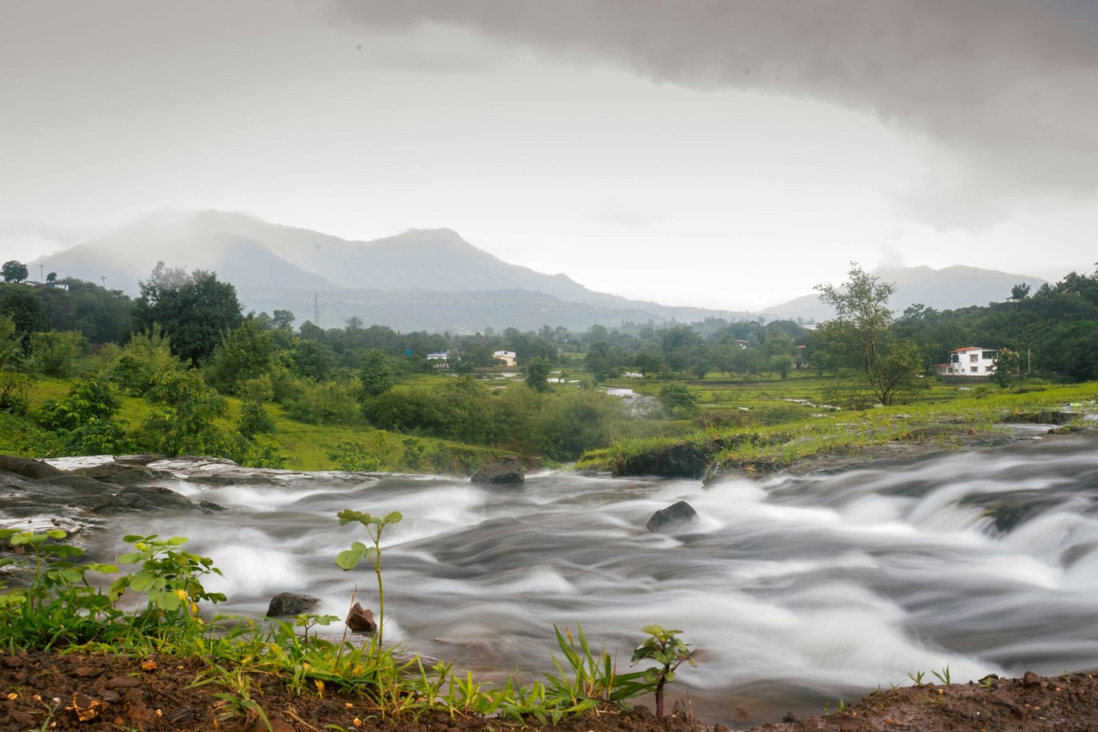 a river running through a valley